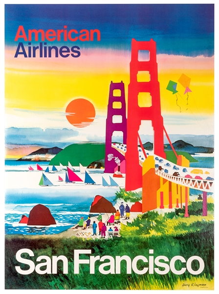 San Francisco. American Airlines.