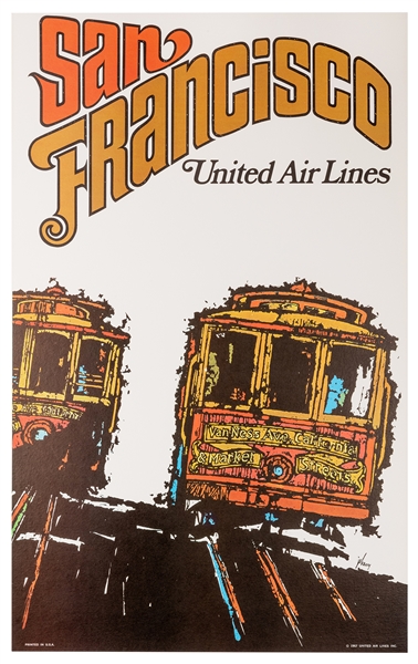 San Francisco. United Air Lines.