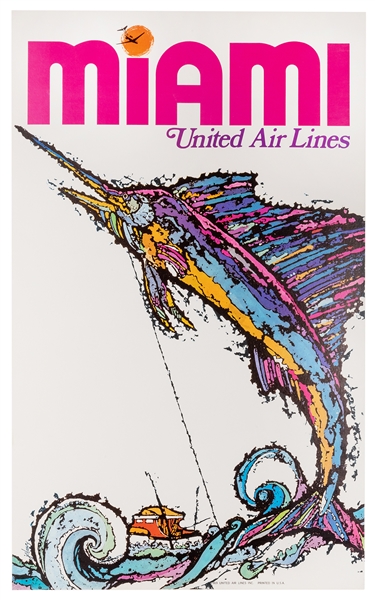 Miami. United Air Lines.