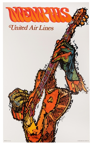Memphis. United Air Lines.
