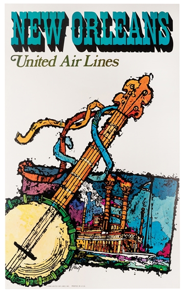 New Orleans. United Air Lines.