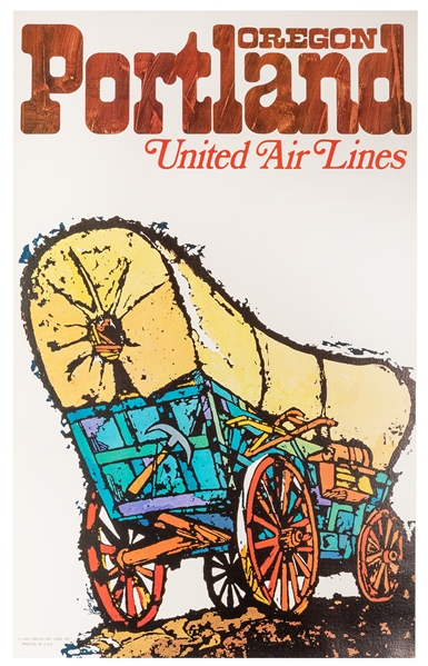 Portland. United Air Lines.