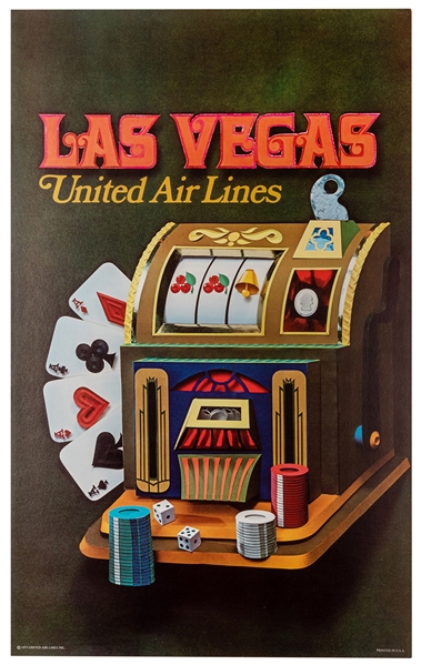 Las Vegas. United Air Lines.