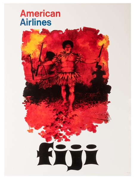 Fiji. American Airlines.