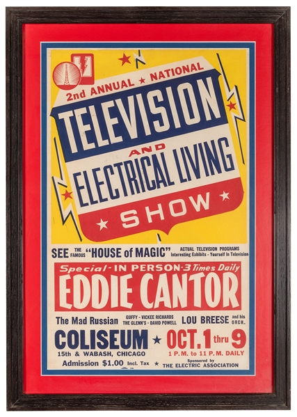 Second Annual Television and Electrical Living Show / Coliseum Chicago.