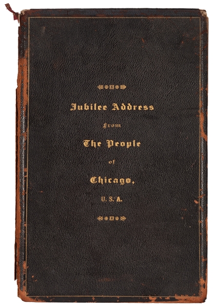 Jubilee Address from the People of Chicago to Her Majesty Queen Victoria.