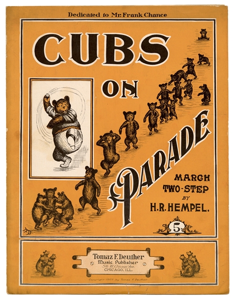 Cubs on Parade Sheet Music.