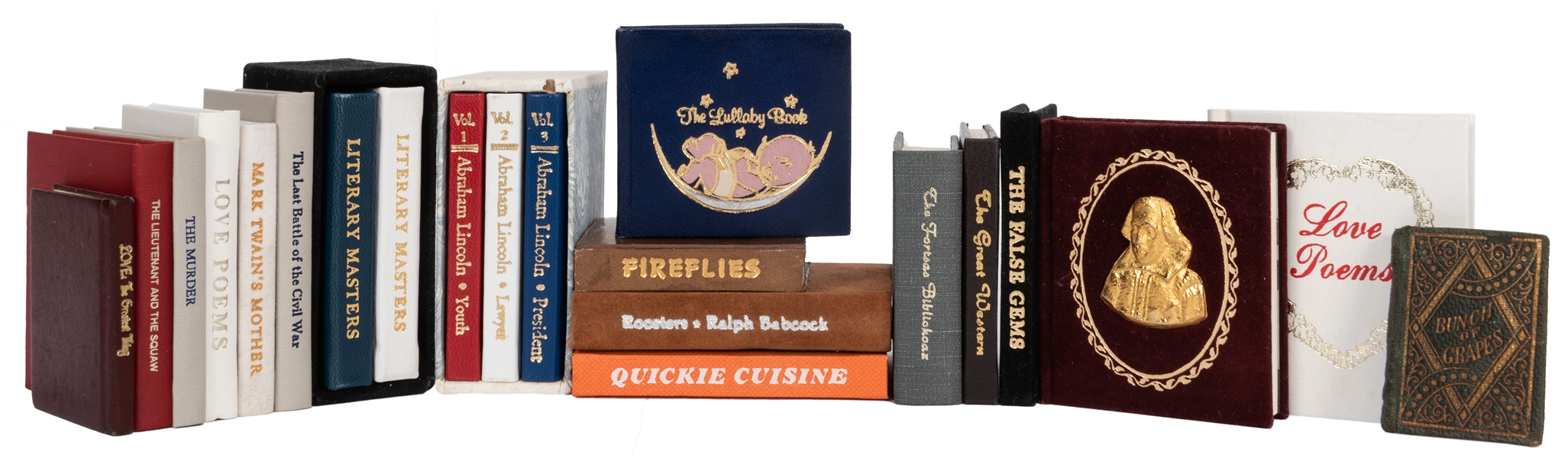 Eighteen Miniature Books from the Press of Ward Schori.