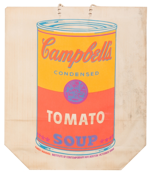 Andy Warhol Campbell’s Soup Shopping Bag.