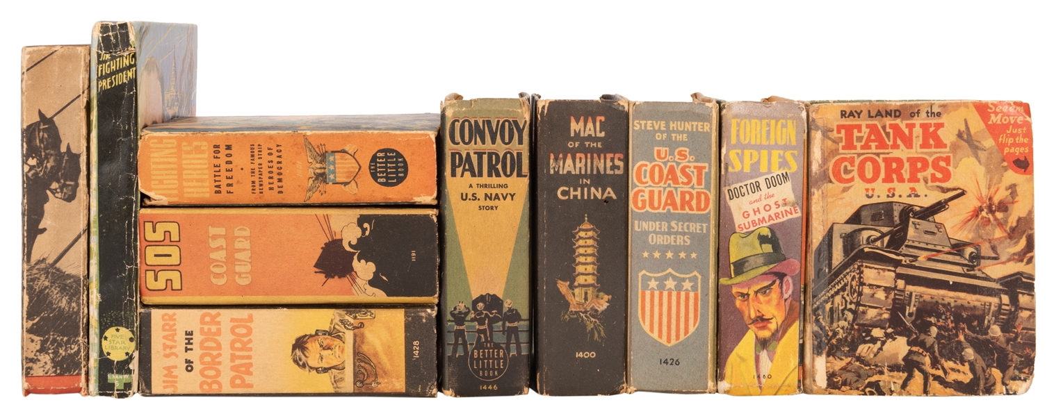 World War I and II. Ten Big Little Books.