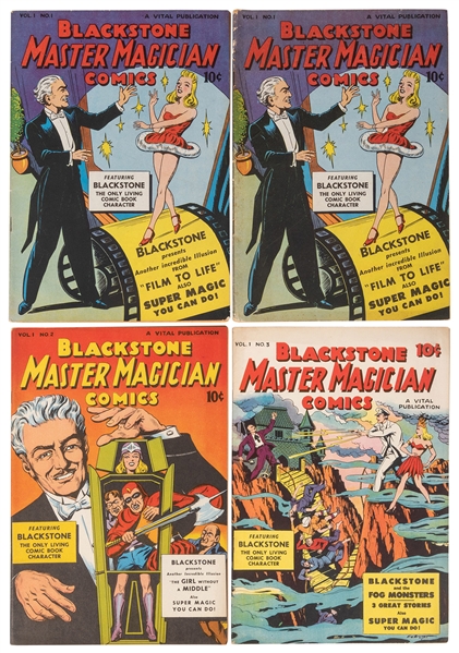 Blackstone Master Magician Comics. Three Issues.