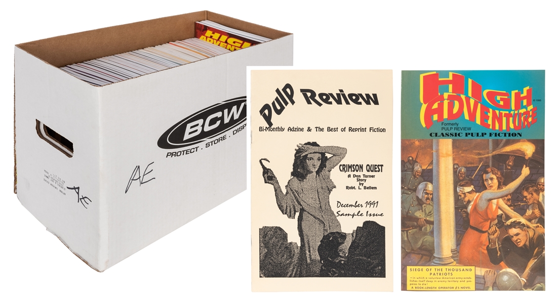 High Adventure Magazine and Pulp Review. 57 Reprints.