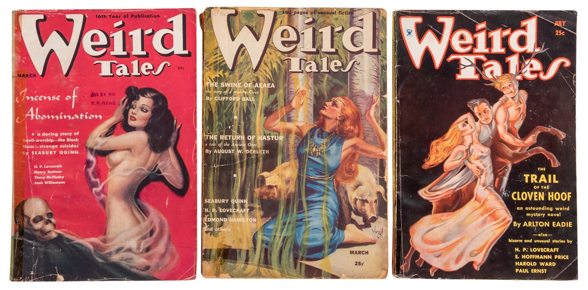 Weird Tales Magazine. H.P. Lovecraft Group.