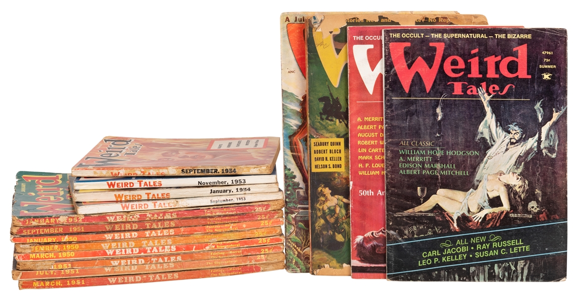 Weird Tales Magazine. 16 Issues.