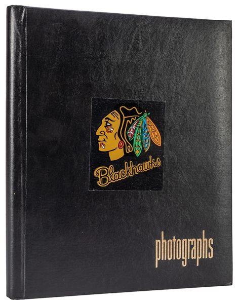 Album of Chicago Blackhawks Signed Roster Photos. 1974—75.