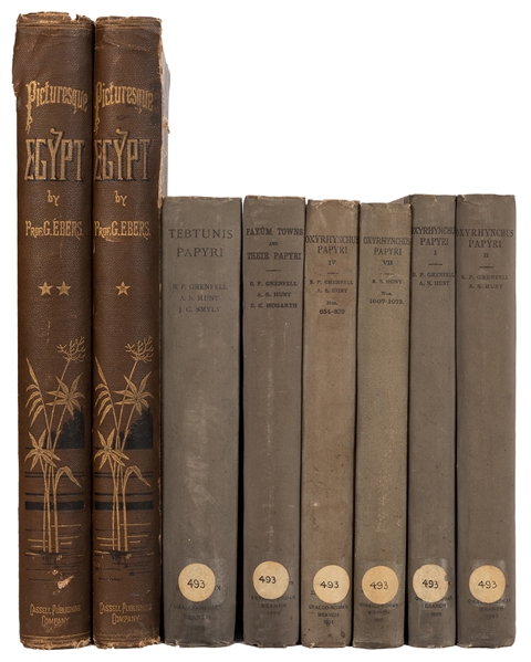 Eight Volumes on Egyptian Study and Exploration.