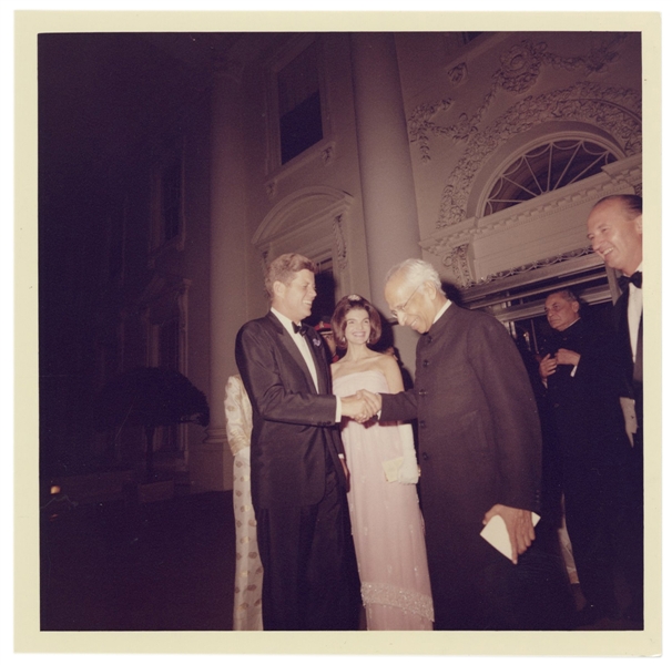 Original Photograph of JFK and Sarvepalli Radharikrishnan.
