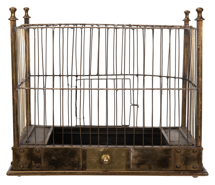 Appearing Bird in Cage.