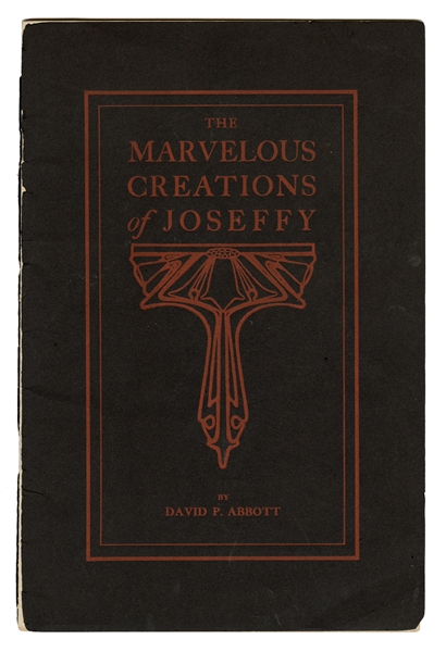 The Marvelous Creations of Joseffy, Signed