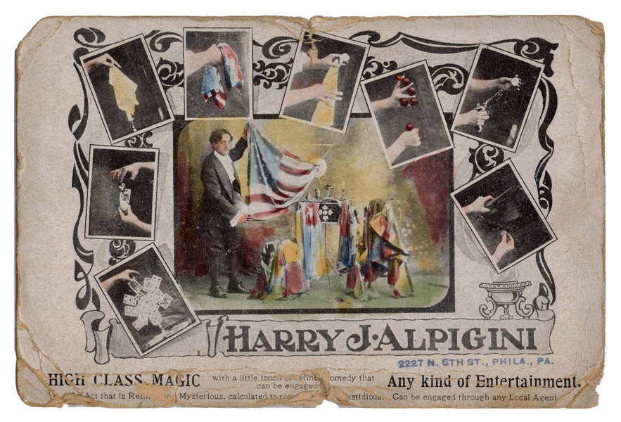 Harry J. Alpigini Postcard.