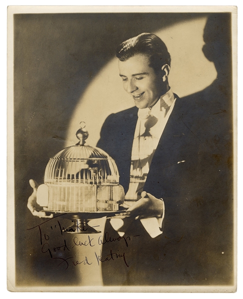 Signed Photograph of Fred Keating.
