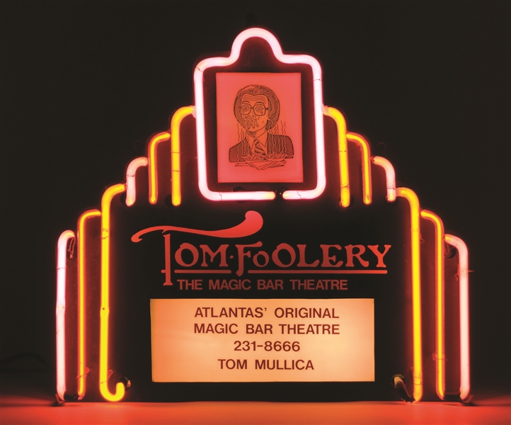 Tom-Foolery Magic Bar Neon Sign.