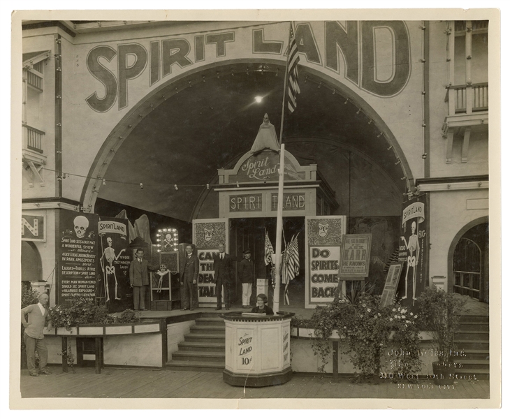 Spirit Land Spook Show Photograph.