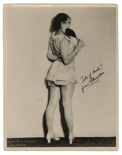 Signed Jane Thurston Portrait Photograph.