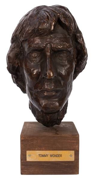 Bronze Bust of Magician Tommy Wonder.