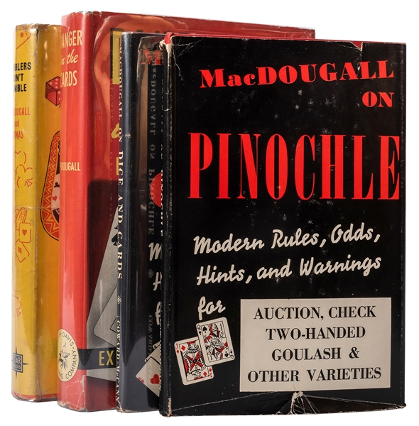Four Mickey MacDougall Gambling Books.