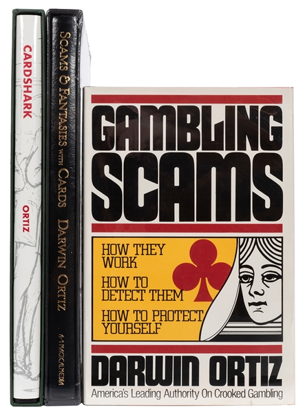 Three Volumes on Gambling and Magic by Ortiz.