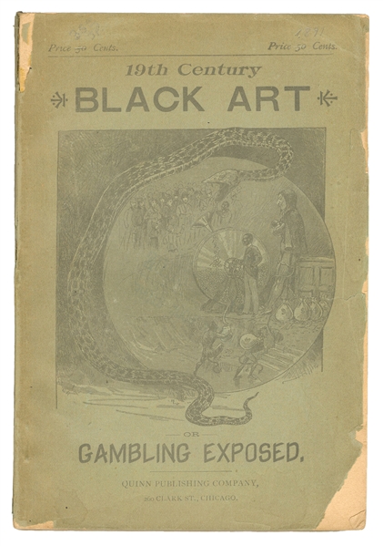 19th Century Black Art, or Gambling Exposed…With Illustrations of All Crooked Gambling Appliances.