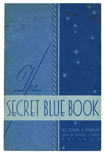 H.C. Evans & Co. The Secret Blue Book.