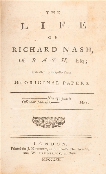 The Life of Richard Nash of Bath, Esq.