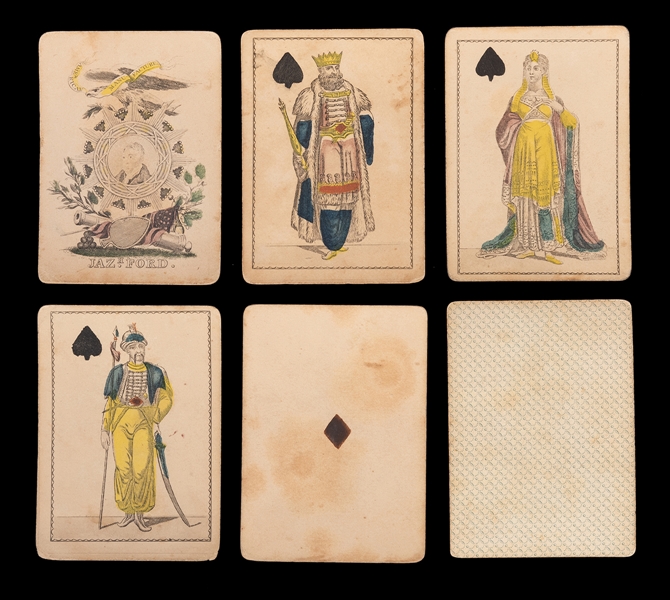 Jazaniah H. Ford “Lafayette” Playing Cards.