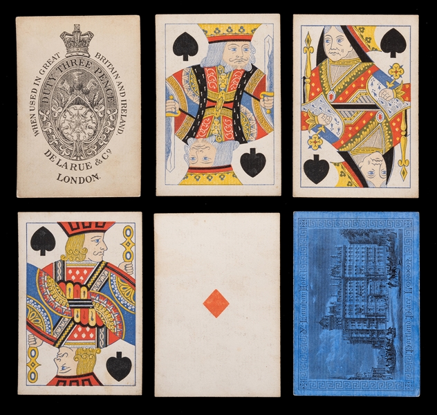 De La Rue Langham Hotel / Portland Place London Playing Cards.