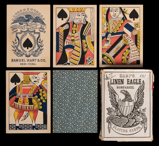Samuel Hart & Co. Playing Card Deck.