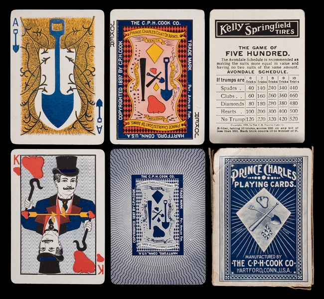 The C-P-H Cook Co. “Prince Charles” Playing Cards.