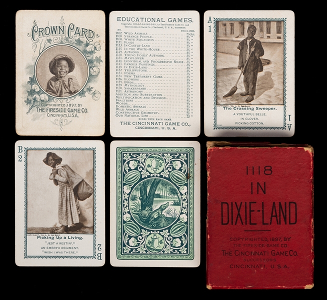 Cincinnati Game Co. In Dixie-Land Playing Cards.