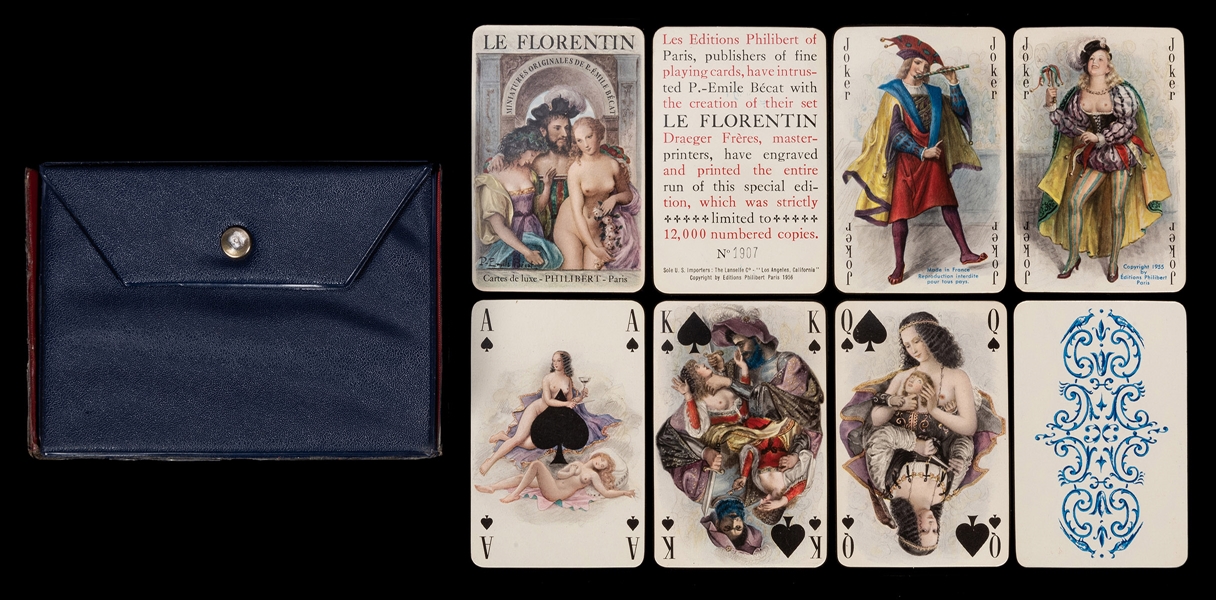 Editions Philibert Le Florentin Double Deck Playing Cards.