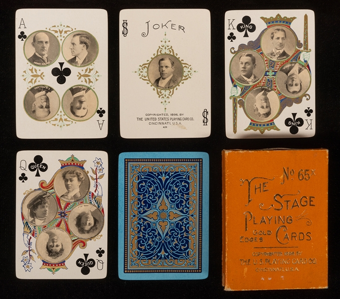 United States Playing Card Co. The Stage No. 65x Playing Cards.