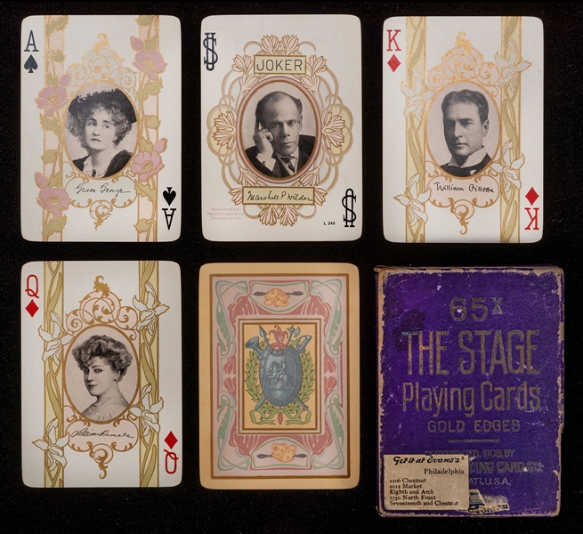 United States Playing Card Co. The Stage No. 65x Playing Cards.