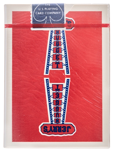 Jerry’s Nugget Casino Playing Cards (Red).