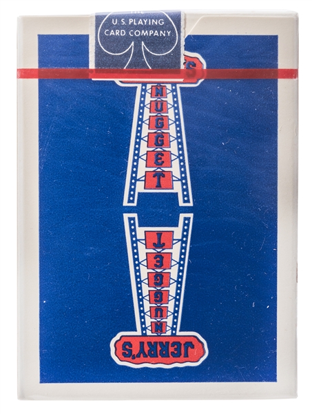 Jerry’s Nugget Casino Playing Cards (Blue).