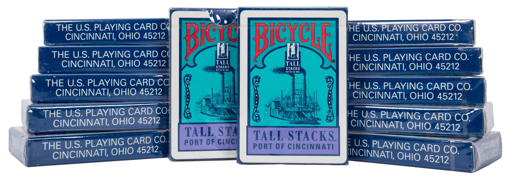 Brick (12 Packs) 1992 Tall Stacks Playing Cards.