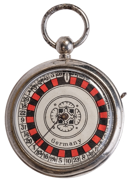 German Roulette Wheel Pocket Watch.