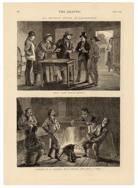 Group of Gambling Engravings and Prints From Periodicals.