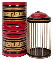 Roberta & Marion’s Birdcage Canister.