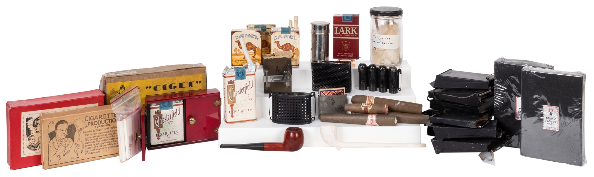 Cigarette Magic. Collection of Props, Gimmicks, and Magic Devices.