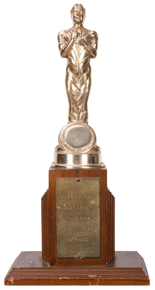 Trophy Presented to Jean Hugard.
